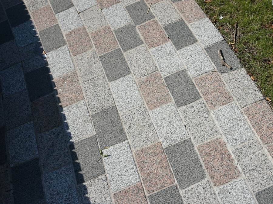 Example after photo: close-up of clean asphalt shingles